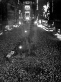 Times Square During the New Year's Eve Celebration Photographic Print