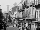 New Orleans' Old World Style French Quarter Lámina fotográfica