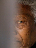 Former South African President Nelson Mandela Photographie