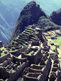 The the Inca Citadel of Machu Picchu Photographie