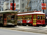 One of the 1920s Era Streetcars Photographic Print