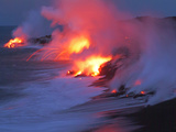 Lava from the Kilauea Volcano Photographie