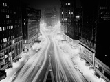 This is an Aerial View of Times Square Fotografie-Druck