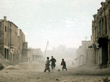 Children Play in the Old Town of Kabul, Afghanistan Photographic Print