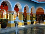 Lobby of Iberostar Resort, Mayan Riviera, Mexico Photographic Print by Lisa S. Engelbrecht