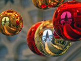 A Christmas Tree in Red Square in Moscow Fotografie-Druck