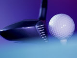 Close-up of a Golf Ball and a Golf Club Stampa fotografica Close-up of a Golf Ball and a Golf Club Stampa fotografica