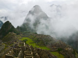 Ancient Ruins of Machu Picchu, Andes Mountain, Peru Photographic Print by Keren Su