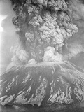 Mount St. Helens Sends a Plume of Ash, Smoke and Debris Skyward Photographic Print