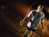 Young Man Jumping a Rope Photographic Print