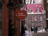 Quartier de Petit Champlain, Quebec City, Quebec, Canada Photographie par Nik Wheeler