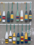 Lobster Pot Buoys, North Rustico, Prince Edward Island, Canada Photographic Print by Julie Eggers