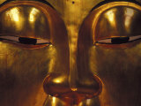 Golden Temple Buddha at Cemetary, Hong Kong Photographic Print by Michele Westmorland