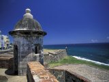Sentry Box at San Cristobal Fort, El Morro, San Juan, Puerto Rico Photographic Print by Michele Molinari