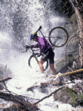 Mountain Biking, Vail, Colorado, USA Photographic Print by Lee Kopfler