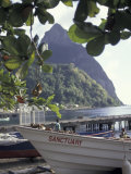 View of Gros Piton on Soufriere, St. Lucia, Caribbean Photographie par Robin Hill