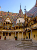 Well in Hotel-Dieu Courtyard, Beaune, Burgundy, France Photographic Print by Lisa S. Engelbrecht