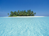 Ile tropicale déserte, atoll d'Ari, Maldives Photographie par Stuart Westmoreland