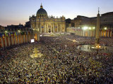 Thousands of Young Pilgrims Photographic Print