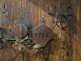 Door Lock, Vogo Stave Church, Vagamo, Norway Photographic Print by Russell Young
