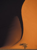 Darrell Gulin - Dusk Falls on Soussevlei Sand Dunes, Namibia - Fotografik Baskı Darrell Gulin - Dusk Falls on Soussevlei Sand Dunes, Namibia - Fotografik Baskı