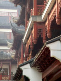 Traditional Architecture with Upturned Eaves, Shanghai, China Photographic Print by Keren Su