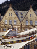Traditional Architecture and Vessel of Bergen, Norway Photographic Print by Michele Molinari Traditional Architecture and Vessel of Bergen, Norway Photographic Print by Michele Molinari