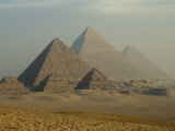 Giza Pyramids Complex, Egypt Photographic Print by Claudia Adams
