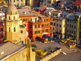 Hillside Town of Vernazza, Cinque Terre, Italy Photographic Print by Julie Eggers