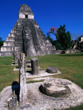 Temple I, Tikal, Guatemala Valokuvavedos tekijänä John Elk III
