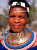 Portrait of Ndembelle Woman, South Africa Photographie par Claudia Adams