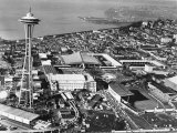 This is a Photo of Seattle During the World's Fair Photographic Print