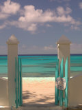 Front Street Gate on Grand Turk Island, Turks and Caicos, Caribbean Photographic Print by Walter Bibikow