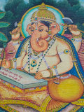 Ganesh Mural in the City Palace, Rajasthan, India Impressão fotográfica por Walter Bibikow Ganesh Mural in the City Palace, Rajasthan, India Impressão fotográfica por Walter Bibikow