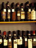 Wine Display, Pienza, Tuscany, Italy Photographic Print by John & Lisa Merrill