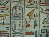 Hieroglyphic Symbols at the Tomb of Amon-her-Khopechef, Egypt Photographic Print by Stuart Westmoreland