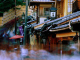 Streets and Shops in Sannen-Zaka, Kyoto, Japan Photographic Print by Frank Carter