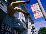 Quirky Shop Front Decoration, Haight Street, the Haight, San Francisco, United States of America Photographie par Glenn Beanland
