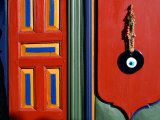 Architectural Detail (With 'Evil Eye') at Kybele Hotel, Sultanahmet, Istanbul, Turkey Photographic Print by Dallas Stribley