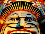 Face of Luna Park at Sunset St. Kilda, Melbourne, Australia Photographic Print by Richard I'Anson