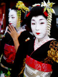 Two Geisha Near Kiyomizu-Dera, Kyoto, Japan Photographic Print by Frank Carter