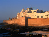 Old Waterfront City Behind Ramparts, Essaouira, Morocco Photographic Print by John Elk III