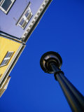 Street Lamp and Houses at Nyhavn, Copenhagen, Denmark Photographic Print by Martin Lladó