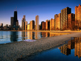City Skyline from North Avenue Beach, Chicago, United States of America Photographic Print by Richard Cummins