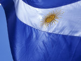 Argentine Flag, Plaza De Mayo, Buenos Aires, Argentina Photographic Print by Holger Leue