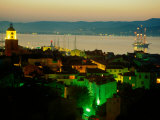Evening Over Town and Golf St. Tropez, St. Tropez, France Photographie par Barbara Van Zanten