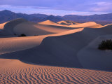Sand Ripples at Mesquite Sand Dunes, Death Valley National Park, USA Photographie par Carol Polich