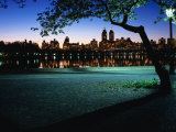 Central Park Reservoir with the Upper West Side of Manhattan in the Distance, New York City, USA Lámina fotográfica por Corey Wise