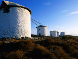 Windmills West of Town, Bodrum, Turkey Photographic Print by John Elk III