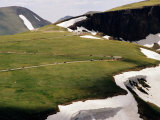 Trail Ridge Road Winding Across Plateau, Rocky Mountain National Park, U.S.A. Photographic Print by Curtis Martin